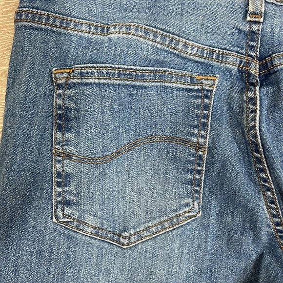 Lee Stretch Relaxed Fit Straight Leg Denim Jean 12 Long - Picture 14 of 15